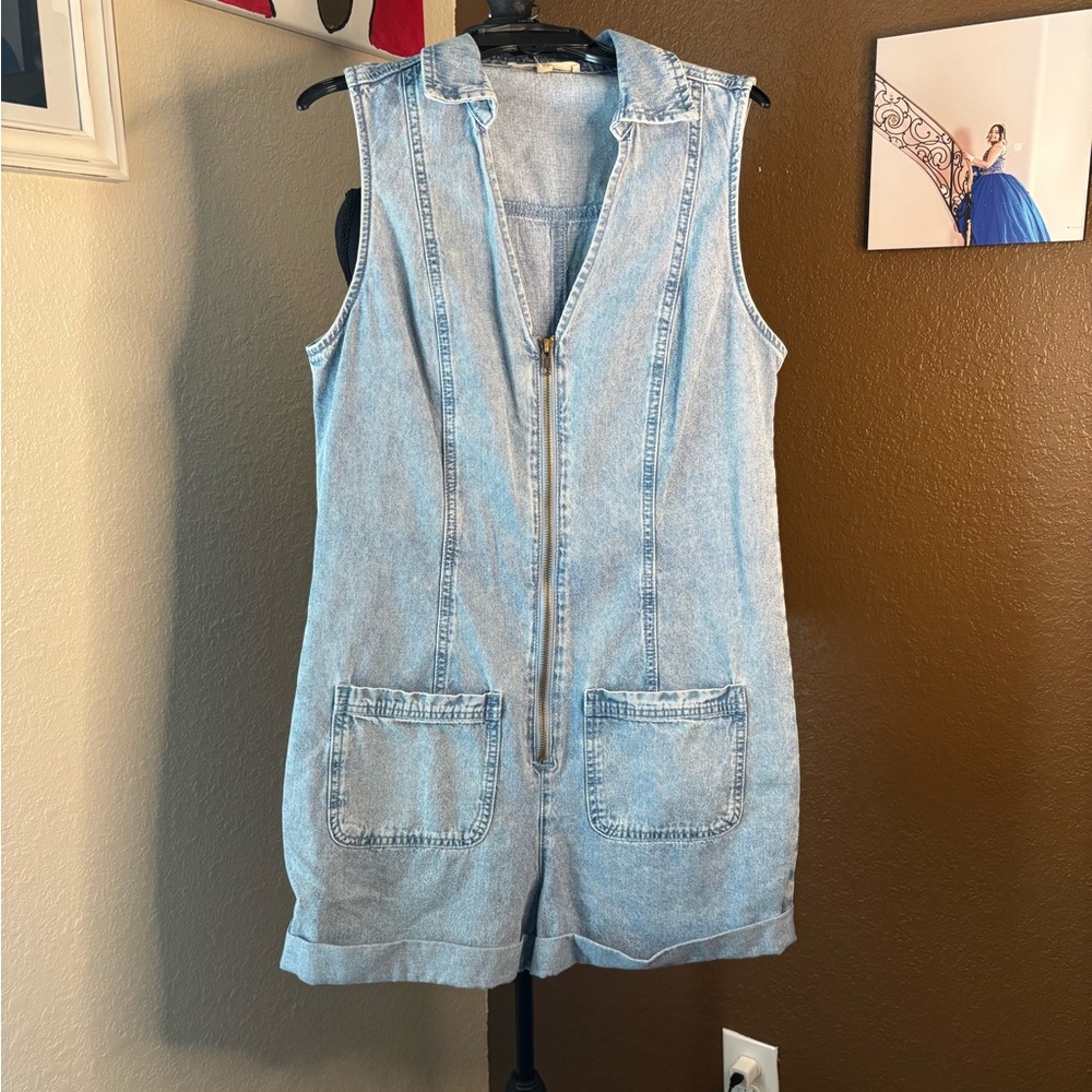 Chelsea & Violet Denim Romper
